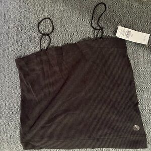 American Eagle Outfitters: crop top/ tank top black: size large